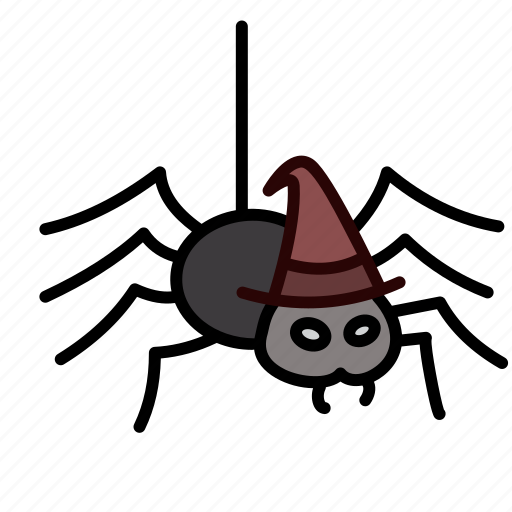 Halloween, horror, monster, scary, spider, spider hat, spooky icon - Download on Iconfinder