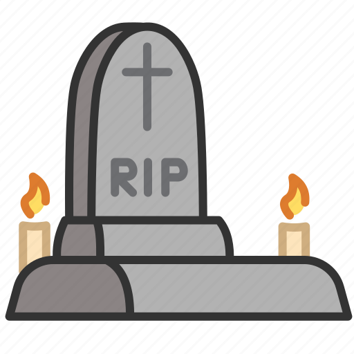 Death, grave, halloween, horror, scary, tombstone icon - Download on Iconfinder