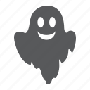 ghost, halloween, scary, horror, holiday, smile