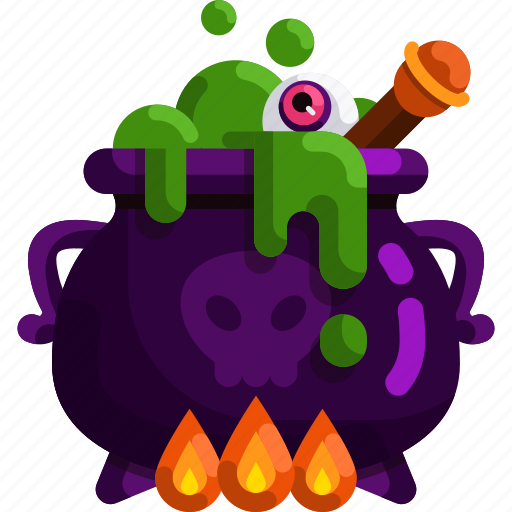 Cauldron, pot, halloween, poison, magic, horror, scary icon - Download on Iconfinder