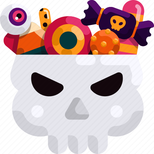 Candies, candy, skull, halloween, sweet, horror, spooky icon - Download on Iconfinder