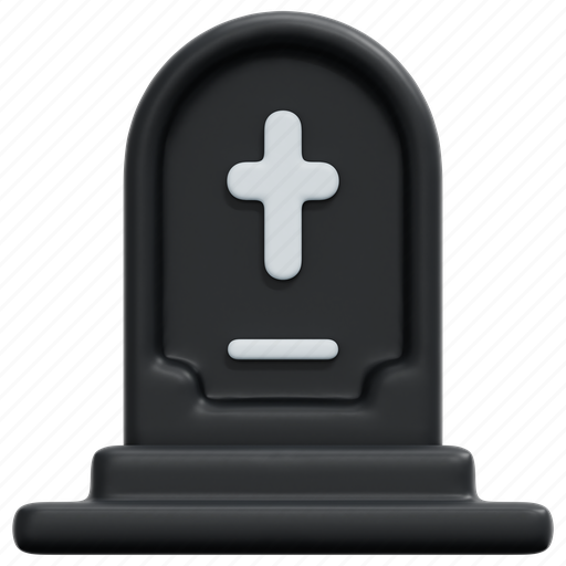 Tomb, dead, grave, tombstone, rip, death, halloween 3D illustration - Download on Iconfinder