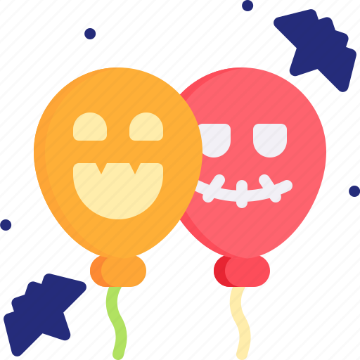 Balloon, decoration, halloween, party icon - Download on Iconfinder