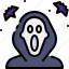 scream, halloween, ghost, costume 