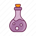halloween, bottle, spooky, potion