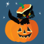 cat, halloween, holiday, horror, pumpkin, scary, spooky 
