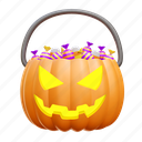 pumpkin, candy, spooky, halloween 
