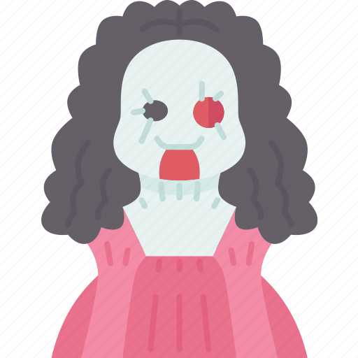 Ghost, doll, haunted, possessed, toy icon - Download on Iconfinder