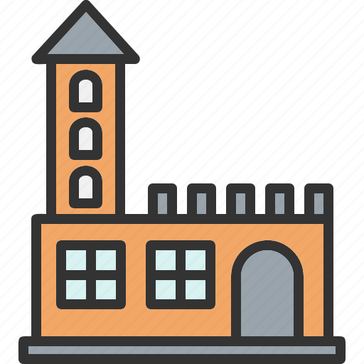 Castle, estate, halloween, haunted, property, scary icon - Download on Iconfinder