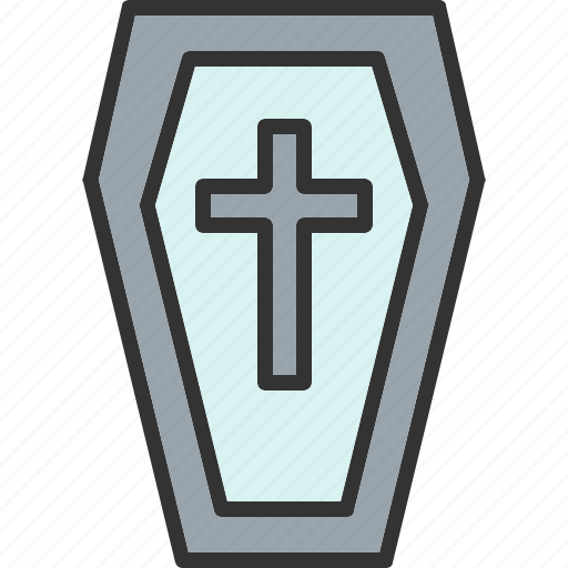 Coffin, death, funeral, halloween, horros, rip icon - Download on Iconfinder