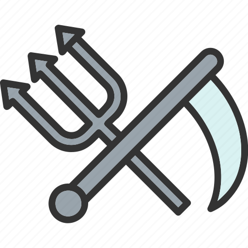 Death, grim, halloween, reaper, scythe icon - Download on Iconfinder