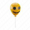 balloon, spooky, halloween 