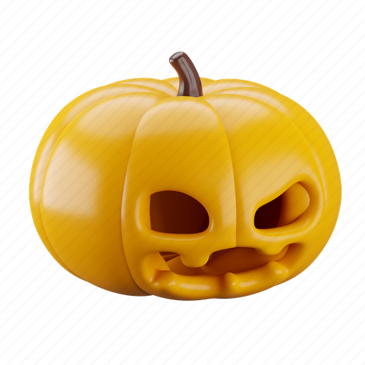 Pumpkin, halloween 3D illustration - Download on Iconfinder