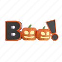 boo, halloween, pumpkin, scary 