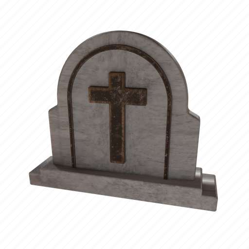 Png, gravestone, halloween, horror, holiday, background, scary 3D illustration - Download on Iconfinder