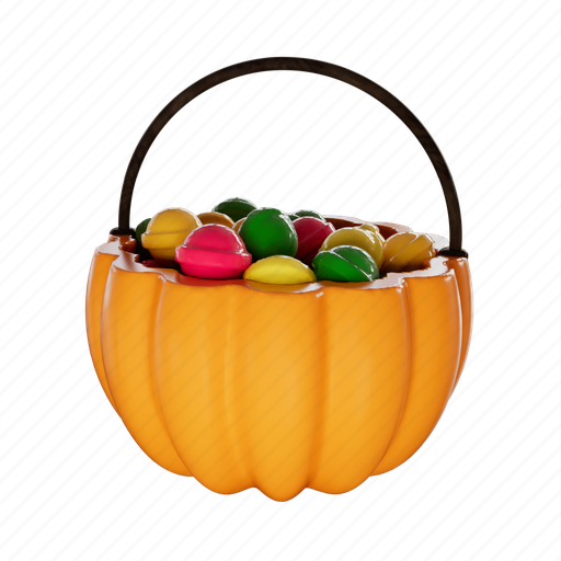 Png, pumpkin, candy, halloween, orange, autumn, season 3D illustration - Download on Iconfinder