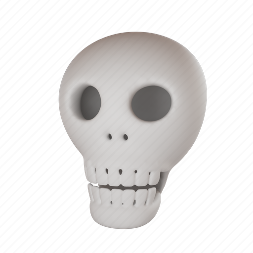 Png, skull, halloween, horror, death, illustration, vector 3D illustration - Download on Iconfinder