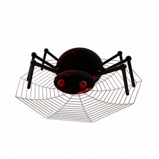 Png, spider, halloween, horror, holiday, background, scary 3D illustration - Download on Iconfinder