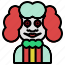 clown, evil, joker, halloween, avatar