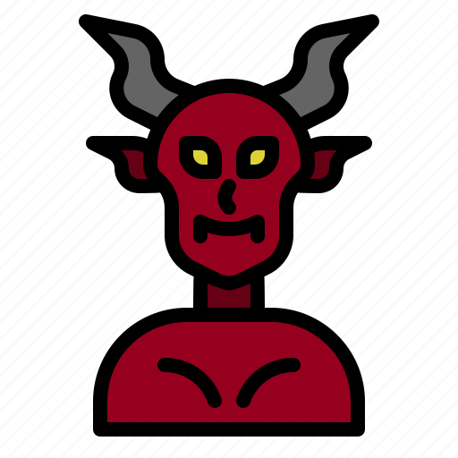 Demon, evil, satan, halloween, avatar icon - Download on Iconfinder