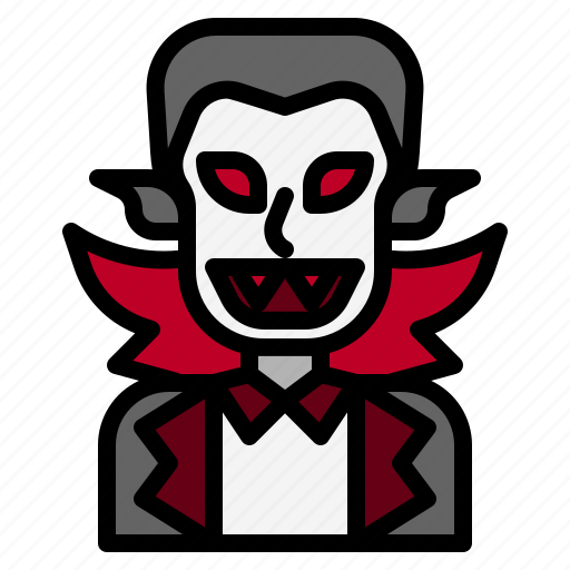 Dracula, vampire, ghost, halloween, avatar icon - Download on Iconfinder