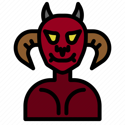 Evil, demon, monster, halloween, avatar icon - Download on Iconfinder