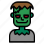 frankenstein, monster, zombie, halloween, avatar 