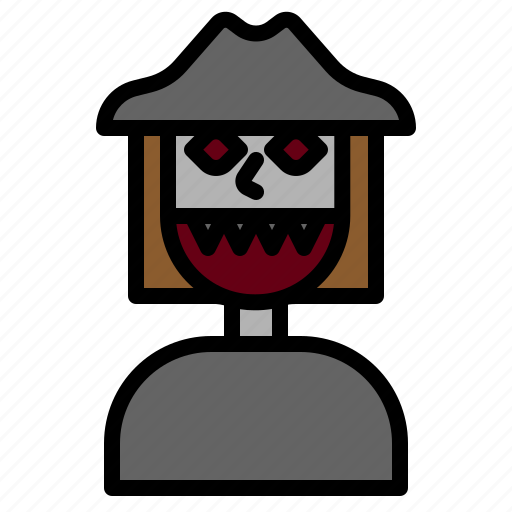 Horror, halloween, scary, ghost, avatar icon - Download on Iconfinder