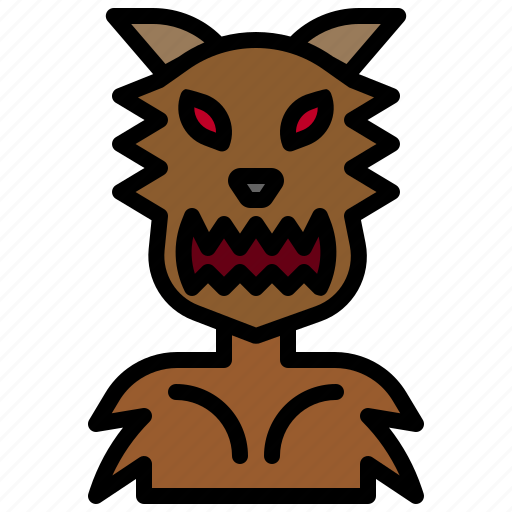 Werewolf, wolf, monster, halloween, avatar icon - Download on Iconfinder