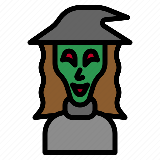Witch, wizard, nightmare, halloween, avatar icon - Download on Iconfinder