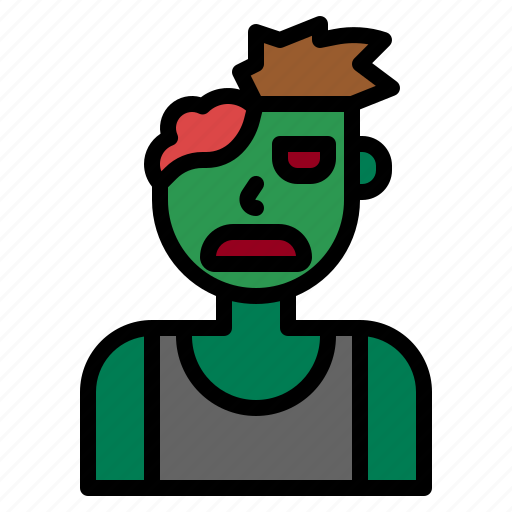 Zombie, monster, demon, halloween, avatar icon - Download on Iconfinder
