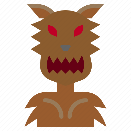 Werewolf, wolf, monster, halloween, avatar icon - Download on Iconfinder