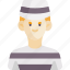 prisoner, halloween, avatar, character, people, costume, party, male, man 
