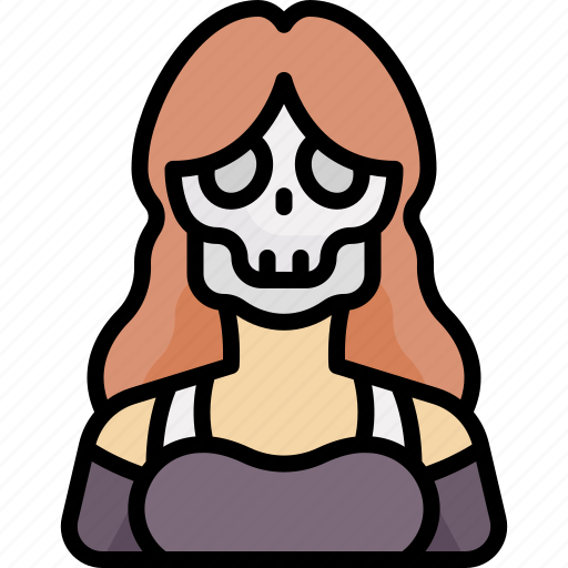 Skeleton, halloween, avatar, character, people, costume, party icon - Download on Iconfinder