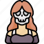 skeleton, halloween, avatar, character, people, costume, party, female, woman 