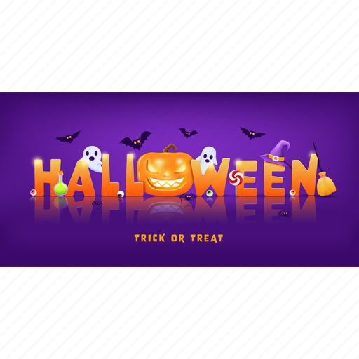 Halloween, banner, background, pumpkin, monster, spooky, horror icon - Download on Iconfinder