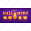 halloween, banner, background, pumpkin, label, monster 