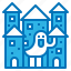 castle, ghost, halloween, house, huanted 