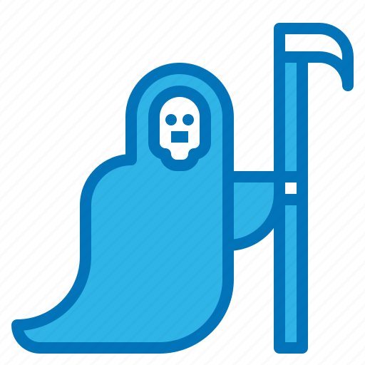 Death, ghost, halloween, reaper, scythe icon - Download on Iconfinder