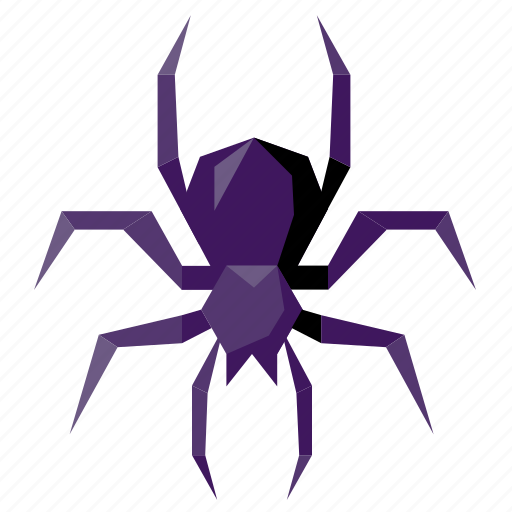 Halloween, holiday, insect, low-poly, scary, spider, spooky icon - Download on Iconfinder