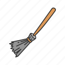 black magic, broom, broomstick, witch, witch&#x27;s stick