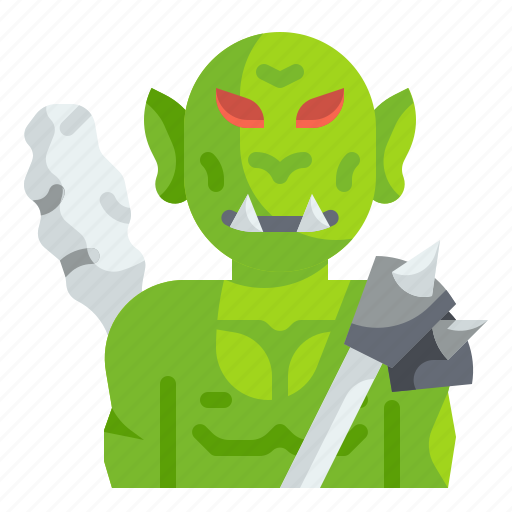 Costume, ghost, goblin, halloween, horror, monster, orc icon - Download on Iconfinder