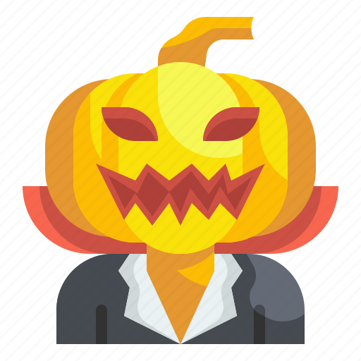 Character, costume, evil, halloween, horror, pumpkin, scary icon - Download on Iconfinder