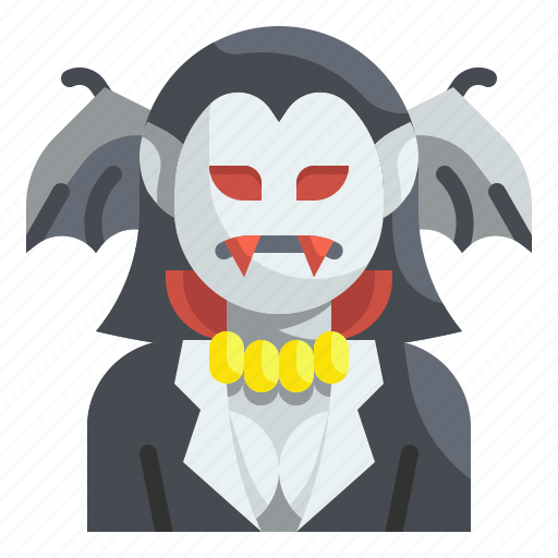 Blood, dracula, fangs, halloween, horror, vampire, woman icon - Download on Iconfinder