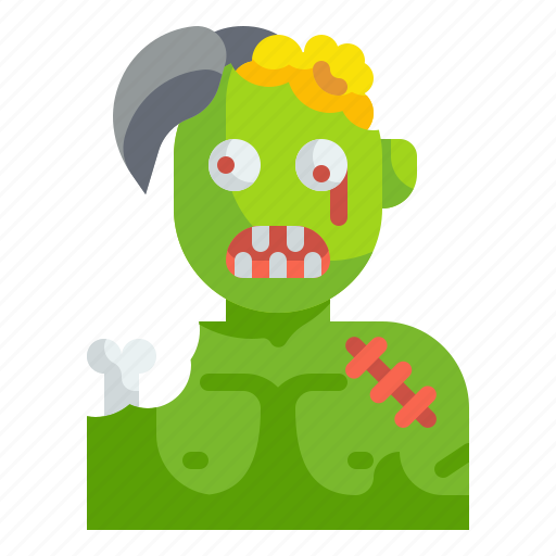 Ghoul, halloween, horror, monster, scary, undead, zombie icon - Download on Iconfinder