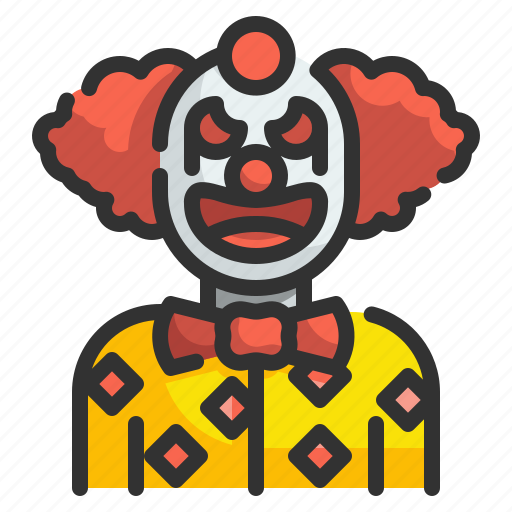 Carnival, character, clown, costume, fear, halloween icon - Download on Iconfinder