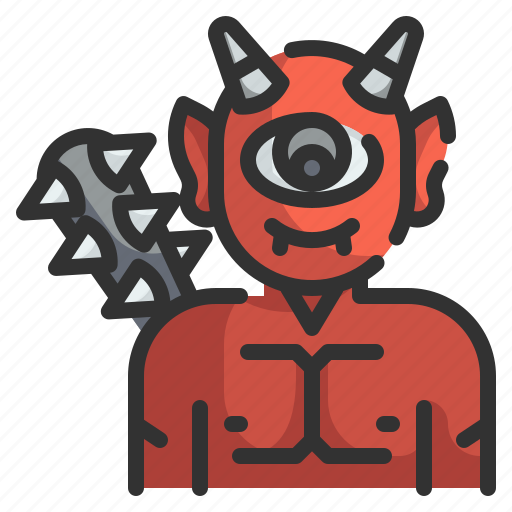 Character, costume, cyclops, giant, halloween, horror, monster icon - Download on Iconfinder