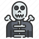 avatar, bones, costume, halloween, horror, skeleton, skull