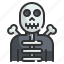 avatar, bones, costume, halloween, horror, skeleton, skull 