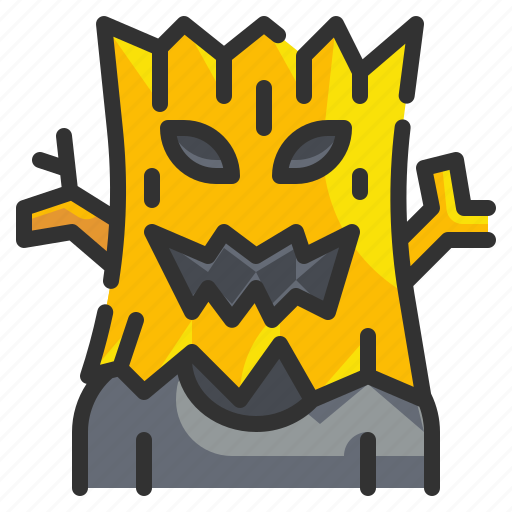 Character, evil, halloween, horror, monster, spooky, tree icon - Download on Iconfinder